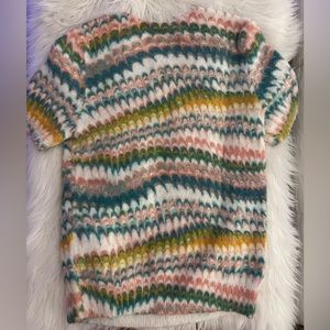 Bright Multi-color sweater from Anthropologie